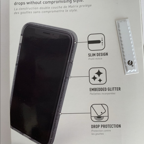 Sketch Glitter IPhone X case - Picture 2 of 5